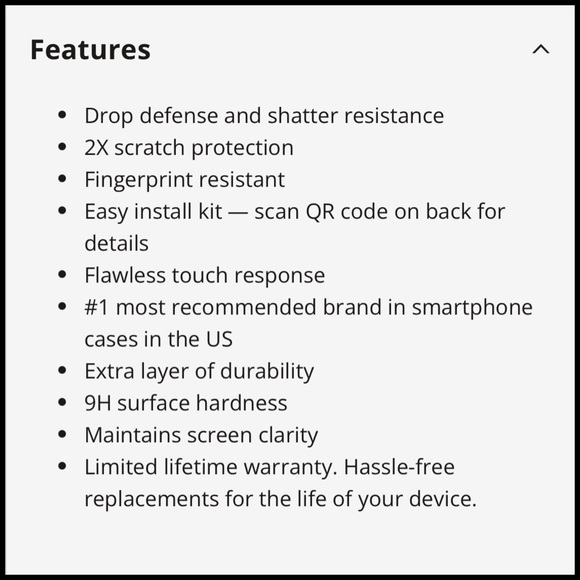 🍎🛡️iPhone14Pro💪🏼💯 Otterbox Trusted Glass IPhone 14 Pro Brand New Unopened - Picture 9 of 11